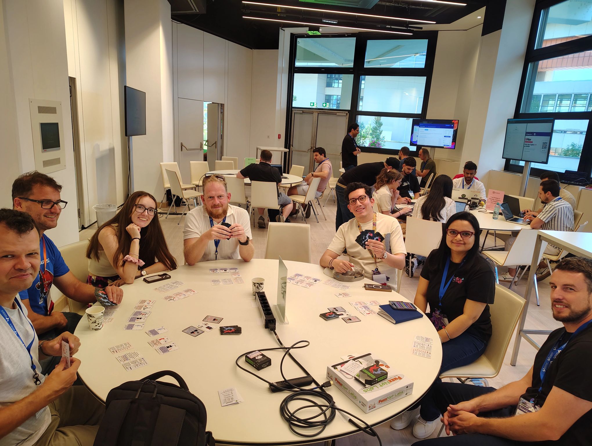 A Byte Club session in progress, close quarters